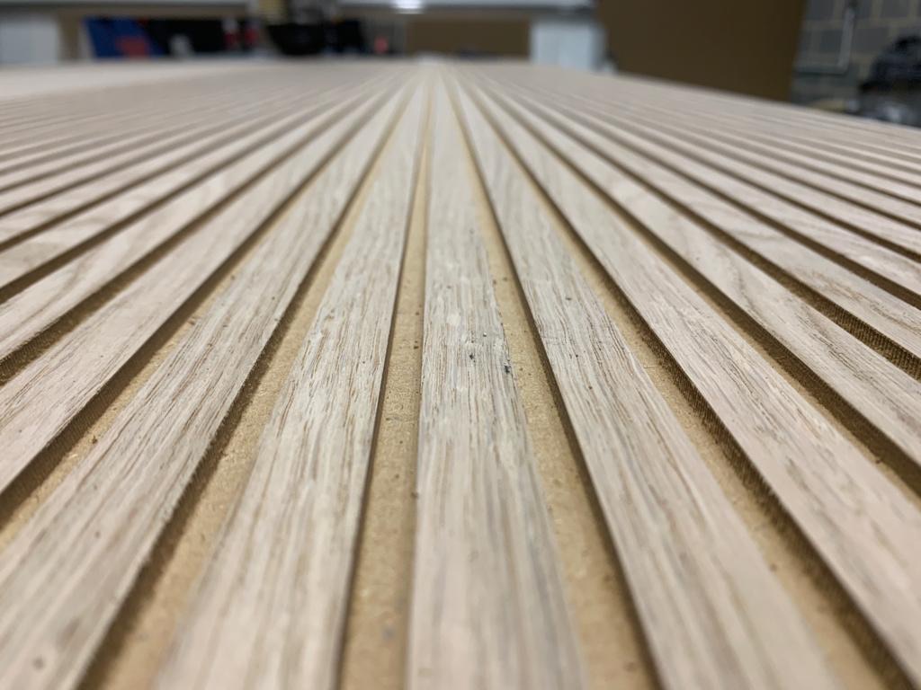 Oak Veneered MDF Groves of 6mm by 4mm Deep Project